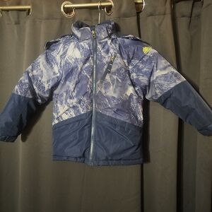 Snozu Kids Blue and Gray Puffer Jacket